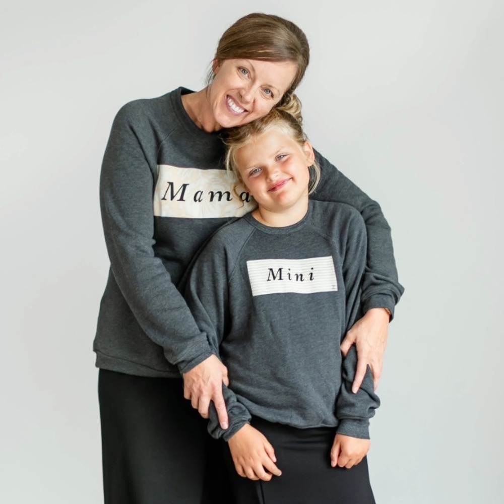 Charcoal 'Mama' Sweatshirt | Inherit Clothing Co.